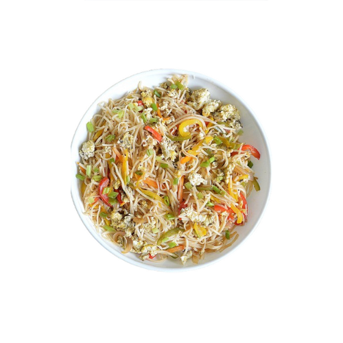 Chicken Egg Hakka Noodles (Half)