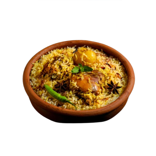 Chicken Leg Egg Biryani (Spl.)
